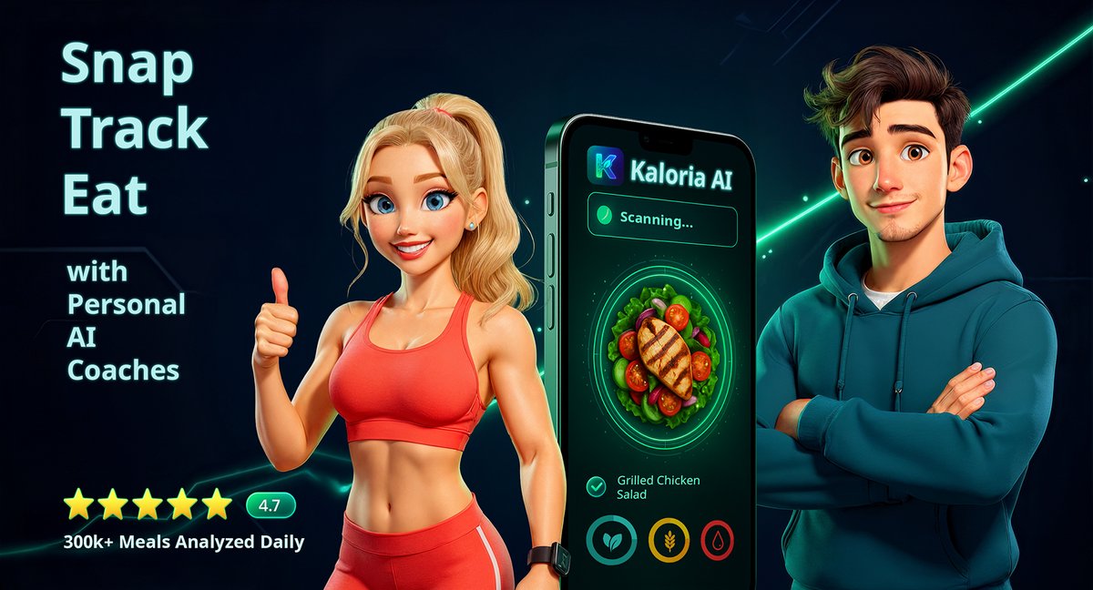 Kaloria AI Nutrition Coach - Snap, Track, Eat with Personal AI Coaches