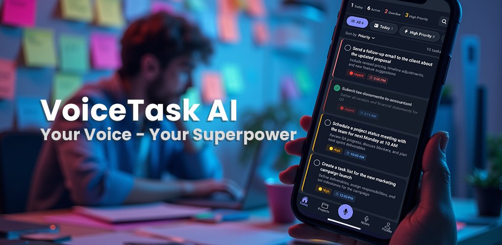 VoiceTask AI - Your Voice Your Superpower